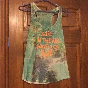 Arizona jeans:salt in the air sand in my hair tank